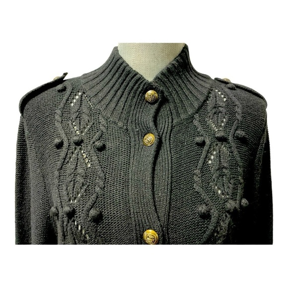 TALBOTS Cotton/ Cashmere Blend Button Front CARDIGAN SWEATER SZ Large - Picture 6 of 14